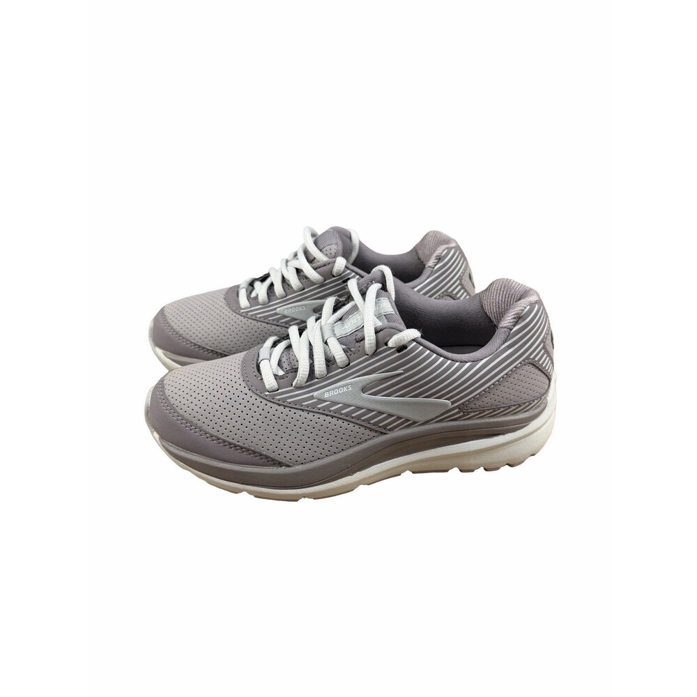 Brooks Addiction Walker Suede Women’s 5.5 B Gray Walking Shoes 1203081B094 Great - Picture 3 of 9